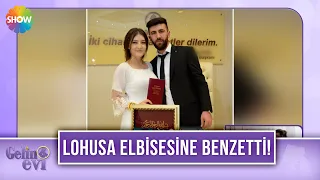 Nikah elbisesi lohusa elbisesine benzetildi! | Gelin Evi 841. Bölüm