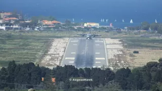 Hellenic Air Force C-27J Spartan landing and take off.