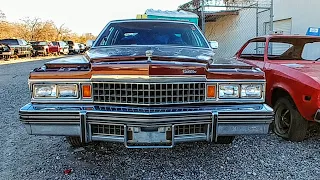 For Sale. $2200 With A Little Something Under The Hood. 1978 Cadillac Sedan DeVille Junkyard Find