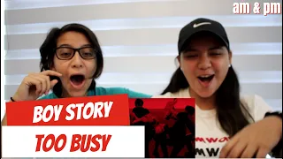 BOY STORY 'Too Busy (Feat. Jackson Wang)' MV REACTION!!!