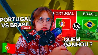 Portuga reage BRASIL vs PORTUGAL