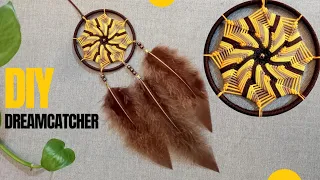 DIY spiral dreamcatcher | How To Make A Dream Catcher Tutorial آموزش دریمکچر فرفره ای