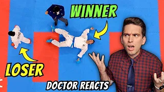DQ'd for Kicking TOO HARD? - Doctor Reacts to Olympic Karate Controversy and Knockout Science