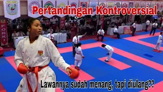 Pertandingan Kontroversial Coki (Bali) VS Tifani (Wadokai) KEJURNAS Forki Padang 2022.