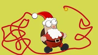 Cute Santa 🎅 1 Minute Timer Bomb 💣 Animated Countdown Explosion 💥