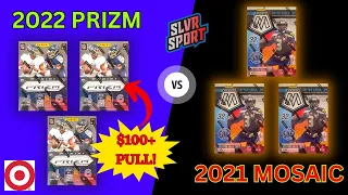 2022 Prizm Football Blasters (X3) vs 2021 Mosaic Football Blasters (X3) - Which is Better?