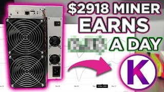 Here's How Much a $2,918 Miner Earns Per Day