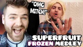 First Time Hearing SUPERFRUIT "FROZEN MEDLEY (feat. Kirstie Maldonado)" | PTX | REACTION!!