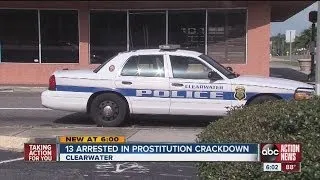 Prostiitution crackdown in Clearwater