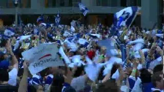 Downtown Toronto on Franson's 2-0 Goal - Leafs vs. Bruins (R1G4) - May/8/2013
