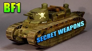 Battlefield 1 Secret Weapons Of WWI | Biggest Tanks Ever Made!