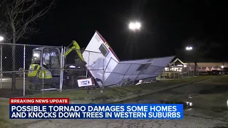 Strong storms leave heavy damage in Geneva, Illinois