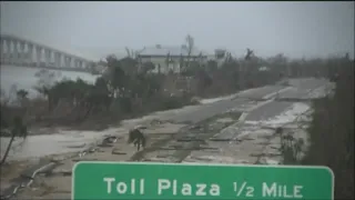 Hurricane Ian | Taking a look at some of the damage on the Sanibel Causeway