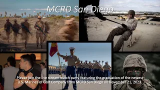 Golf Company Graduation at MCRD San Diego on November 21, 2023