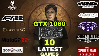 GTX 1060 (6GB) In Late 2022 | 10 Latest Games Test !