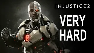Injustice 2 - Cyborg Battle Simulator (VERY HARD) NO MATCHES LOST