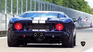 DEAFENING Ford GT Sounds Like A JET!! Loud Exhaust Sounds On Track!