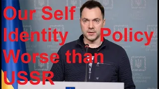 Zelenskyy's Advisor O. Arestovich admits Ukraine's Hate filled Domestic Policy towards its citizens
