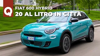 SUV da CITTÀ da 20 km/litro: la PROVA della 600 a BENZINA | FIAT 600 HYBRID