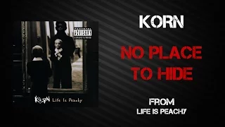 Korn - No Place To Hide [Lyrics Video]