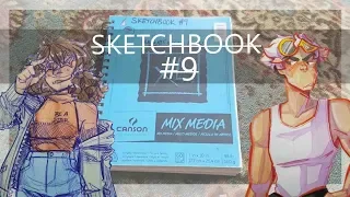 SKETCHBOOK TOUR (where I'm attacked by a cat, ft  Avery Elliott)