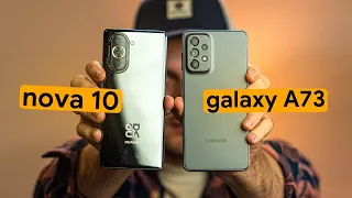 HUAWEI nova 10 против Galaxy A73 - выбираем лучшего!