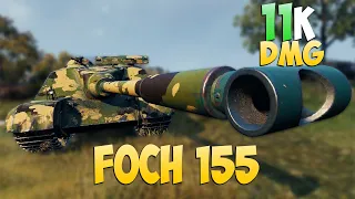 Foch 155 - 4 Frags 11K Damage - Progressive! - World Of Tanks