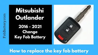 Mitsubishi Outlander Key Fob Battery Replacement (2016 - 2021)