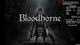 Bloodborne Any% Speedrun in 24:09 IGT (Current Patch)