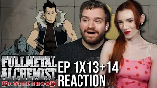 This Show Fully Hooks Nerdy?!? | Full Metal Alchemist Brotherhood Ep 13+14 Reaction & Review