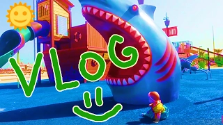 VLOG⛵ДЕТСКАЯ ПЛОЩАДКА КОРАБЛЬ ВЛОГ Мелисса Играет на площадке VLOG Kids Playground Fun Play Place