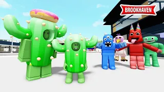 CACTUS VS TEAM BANBAN (MINI FILM) ! ROBLOX - BROOKHAVEN