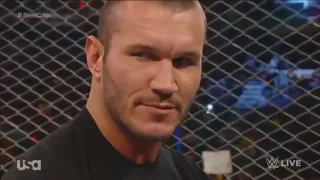 WWE RAW 20 4 15 Randy Orton & Seth Rollins Steel Cage SEGMENT HD