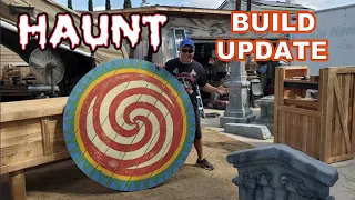 Another Crazy Halloween Prop Project and Haunted Yard Walkthrough 👻 Winchester House 2nd Update