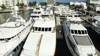 FLIBS Fort Lauderdale International Boat Show 2021 Drone Shots