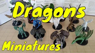 Large D&D Dragon Miniatures Collection - Edited