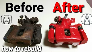 Honda / Acura rear caliper rebuild