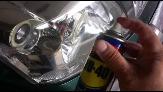 ПОЛИРОНУЛ ФАРЫ WD-40 ЭТО СУПЕР!