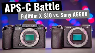 Fujifilm X-S10 vs. Sony A6600 | Die ideale APS-C Kamera mit eingebautem 5-Achsen-Stabi? | Test