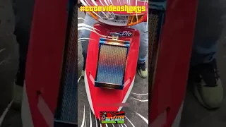 nice titanium radiator in honda Dio moped scooter #ctto