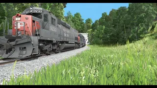 Southern Pacific Coal Train on the Eagle in 4K Hi Resolution Video.