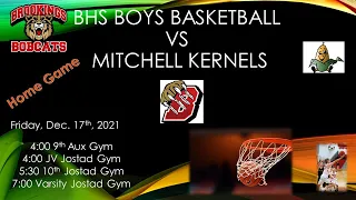 Brookings Bobcats Boys Basketball vs Mitchell Kernels (BBB) 12.17.21