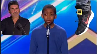 KID Sings "One, Two Buckle My Shoe" On Britains Got Talent