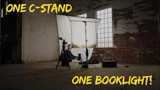 How to build a BOOKLIGHT with ONE C-STAND.