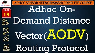 L15: Adhoc On-Demand Distance Vector(AODV) Routing Protocol | Adhoc Network Routing Protocol