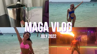 MAGA VLOG 2022 // Magaluf strip, Beach fun and GRACES 19TH WHOOP WHOOP (pt 1)