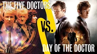 The Five Doctors vs Day of the Doctor