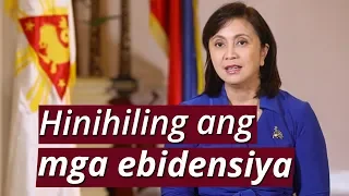 SONA: Kampo ni VP Robredo, naghain ng mosyon sa DOJ para ilabas ng PNP-CIDG ang ...