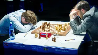 What if Magnus Played Like Tal || Grandelius vs Carlsen || Tata Steel (2022)