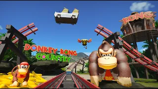 (POV) DONKEY KONG COUNTRY Mine Cart Roller Coaster!